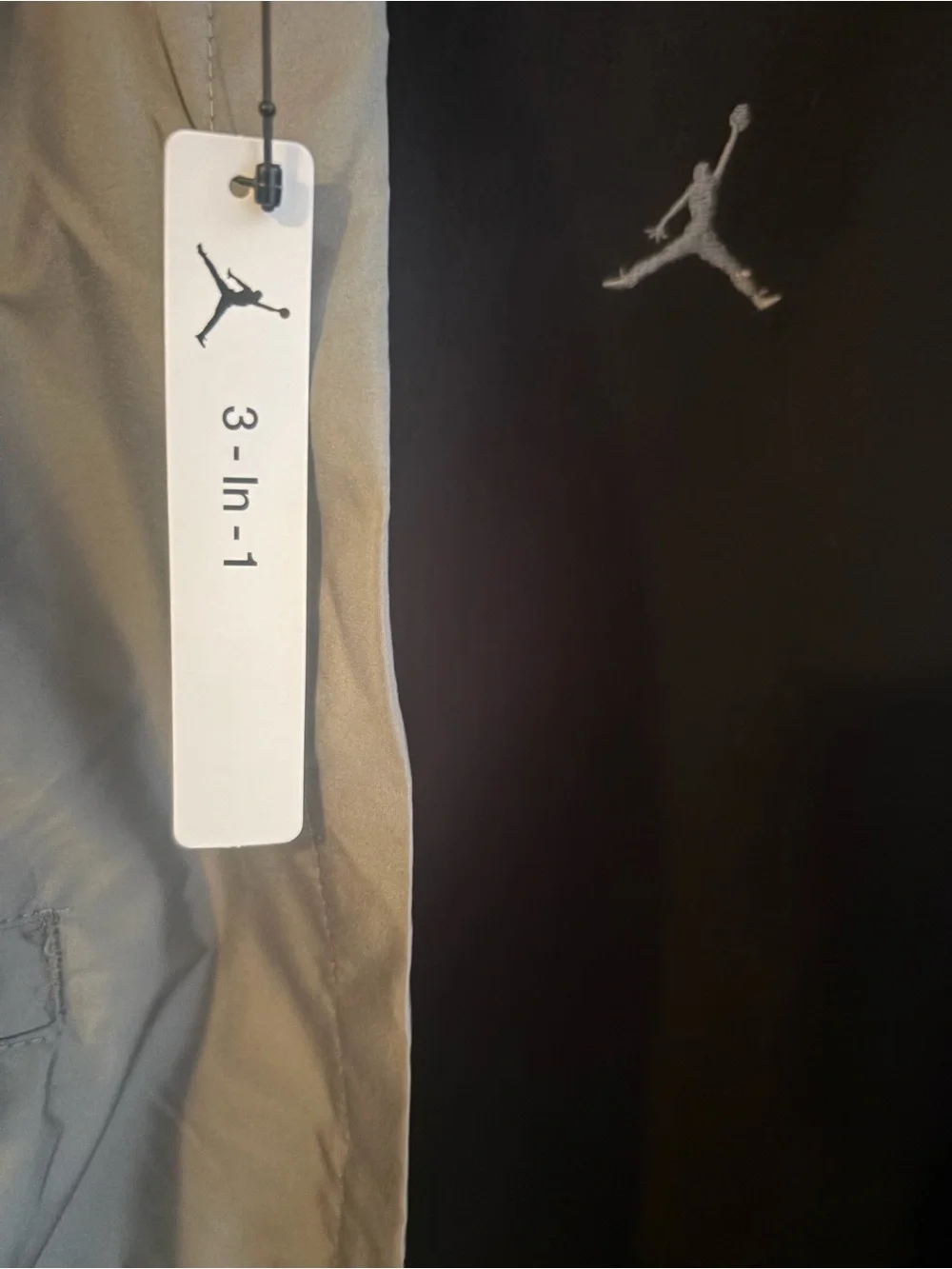 Jordan Boys XL Smoke Grey Windbreaker Jacket